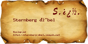 Sternberg Ábel névjegykártya